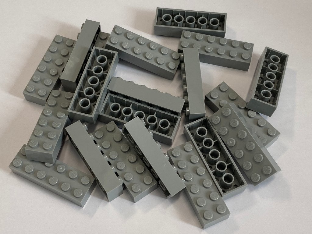 Partij 20x nieuwe 2x6 Lego stenen in diverse kleuren