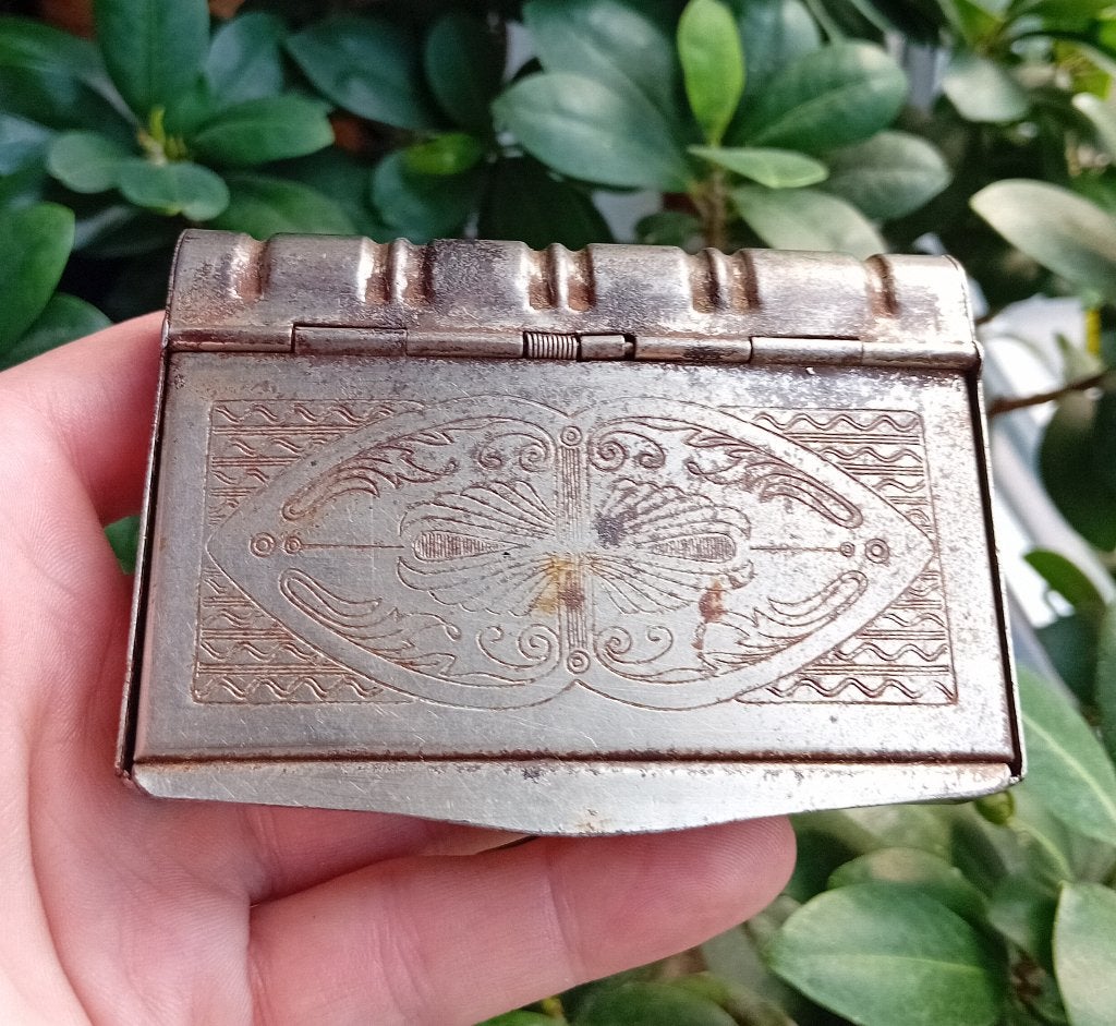 vintage handgemakte snuifdoos uit de jaren 1930, Verzenden