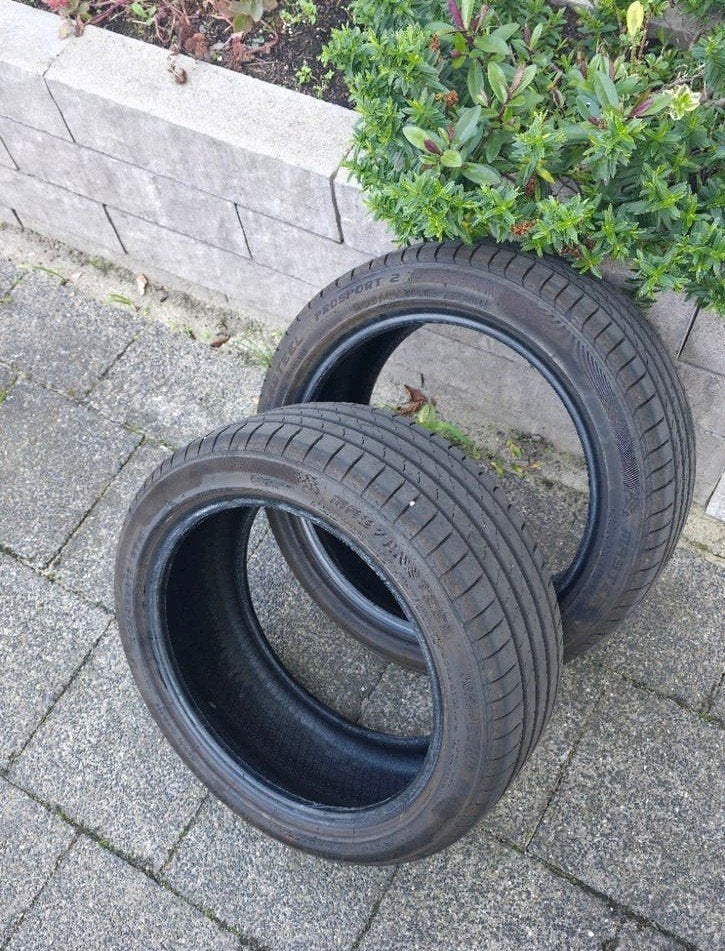 bijna nieuwe banden 205 45 16 mastersteel prosport 2, Ophalen