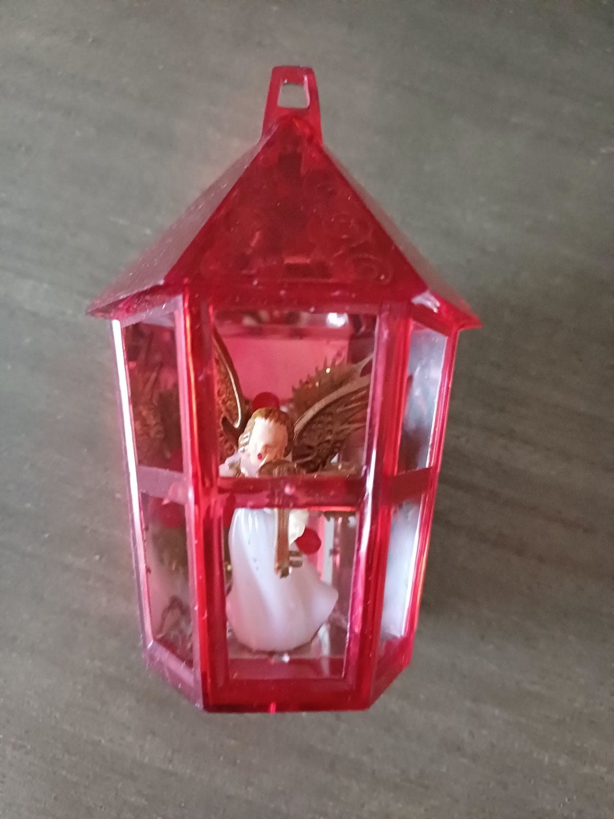 Oude kerstbal diorama Jewelbrite, Diversen, Kerst, Ophalen of Verzenden