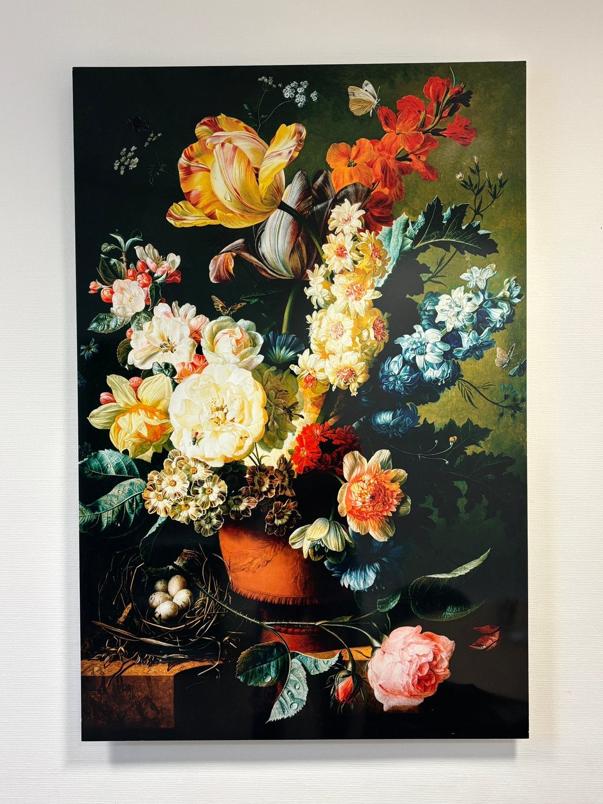 Bloemen in vaas, Gebruikt, Overige typen, Ophalen of Verzenden, 75 tot 100 cm
