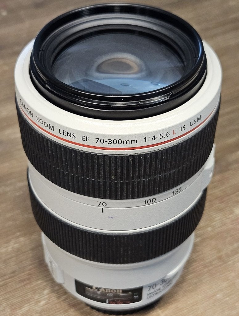 Canon EF 70-300mm F4-5.6L IS USM, Ophalen, Gebruikt, Canon, Handmatige focus