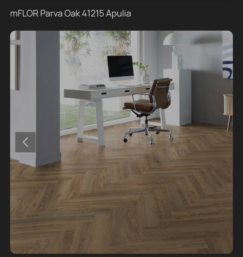 mFLOR Parva Oak Apulia 41215 PVC vloer - 50,1 m², Ophalen, Nieuw, Overige typen