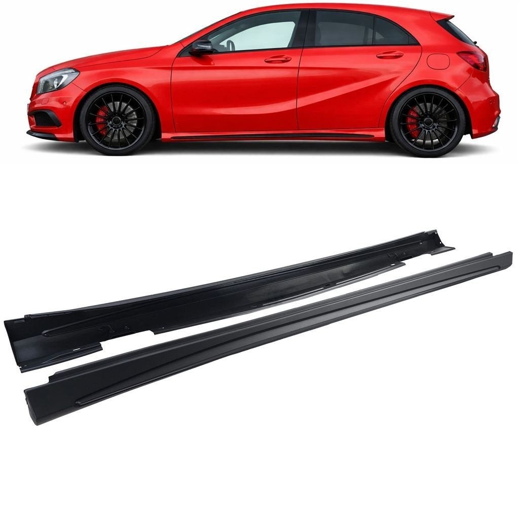 Zijskirts Amg Look Geschikt voor Mercedes A Klasse W176