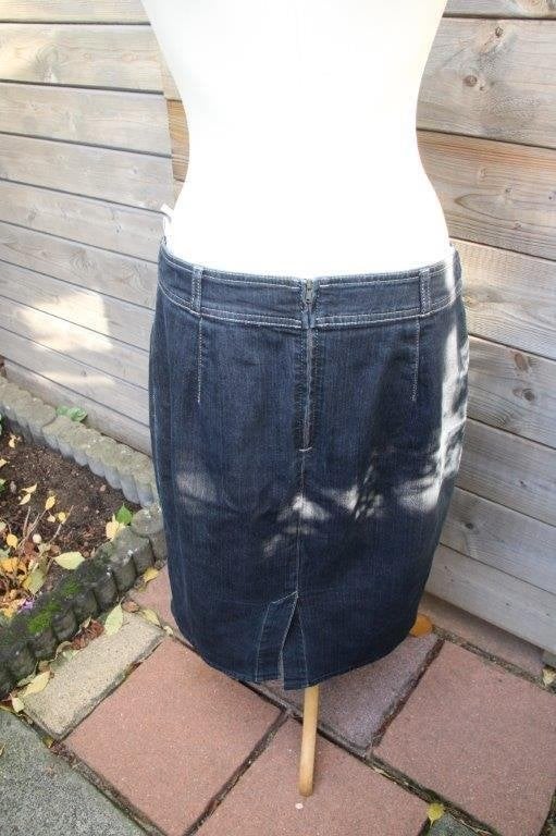 Spijkerrok donkerblauw Gerry Weber mt 42 Vaste prijs, Blauw, Maat 42/44 (L), Ophalen of Verzenden, Zo goed als nieuw