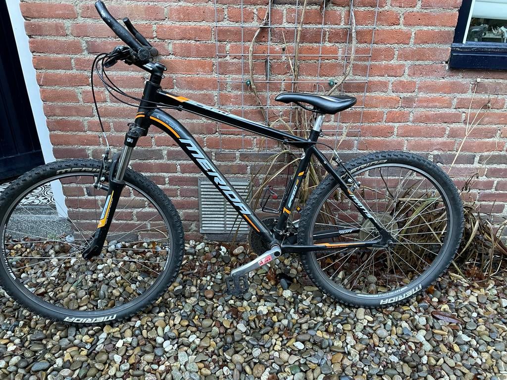 Merida Matts mountainbike 3x8 versnellingen, 18 inch, Ophalen, Gebruikt, Hardtail, Velgrem