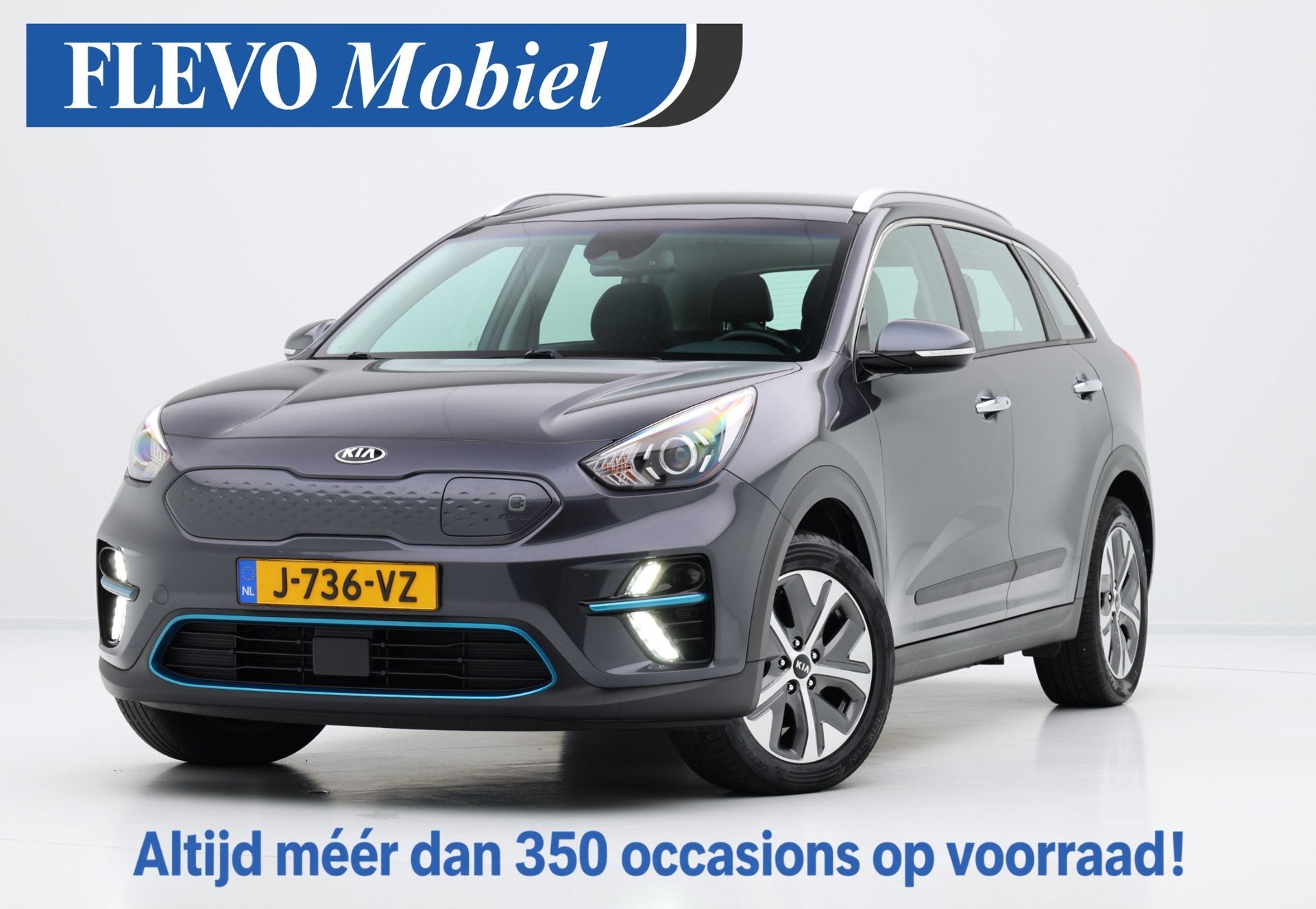 Kia E-Niro DynamicLine 64 kWh Aut. CarPlay|Half Leder|Cam|Na, Auto's, Gebruikt, 1712 kg, 174 min, Verwarmde buitenspiegels
