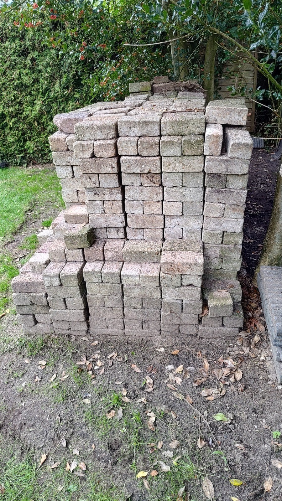 klinkers 20 x 10 x 8 cm, Tuin en Terras, Ophalen, Gebruikt, Beton, Klinkers