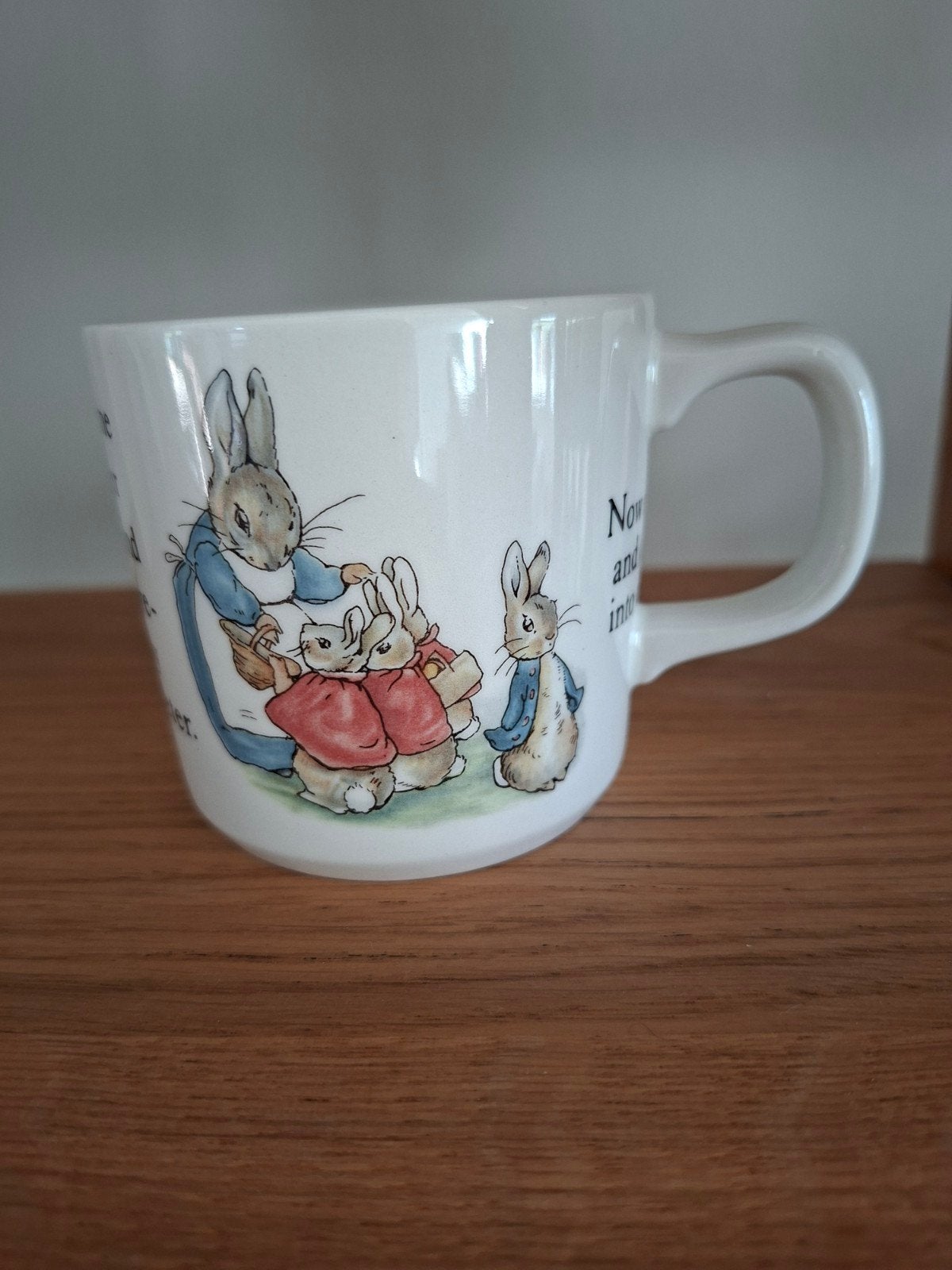 Wedgwood mok Beatrix Potter, Ophalen of Verzenden, Zo goed als nieuw, Porselein, Kop(pen) en/of Schotel(s)