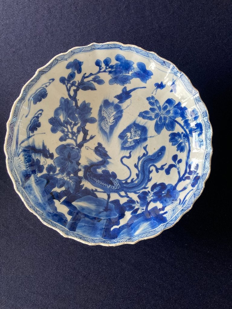 China Chinese vroeg Kangxi diep bord, Ophalen of Verzenden
