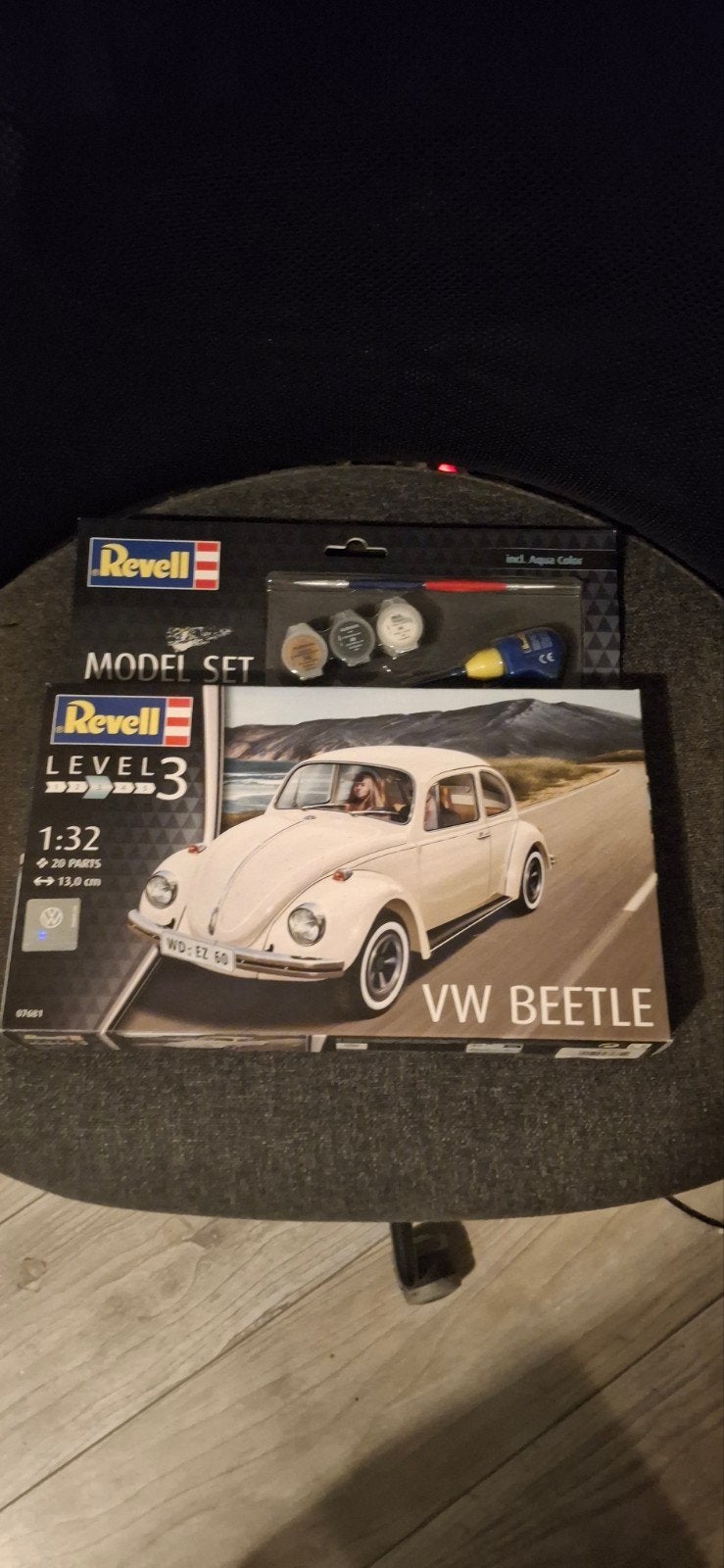Revell Model Set VW Beetle - Nieuw in doos!, Ophalen, Auto, Nieuw, 1:32 tot 1:50
