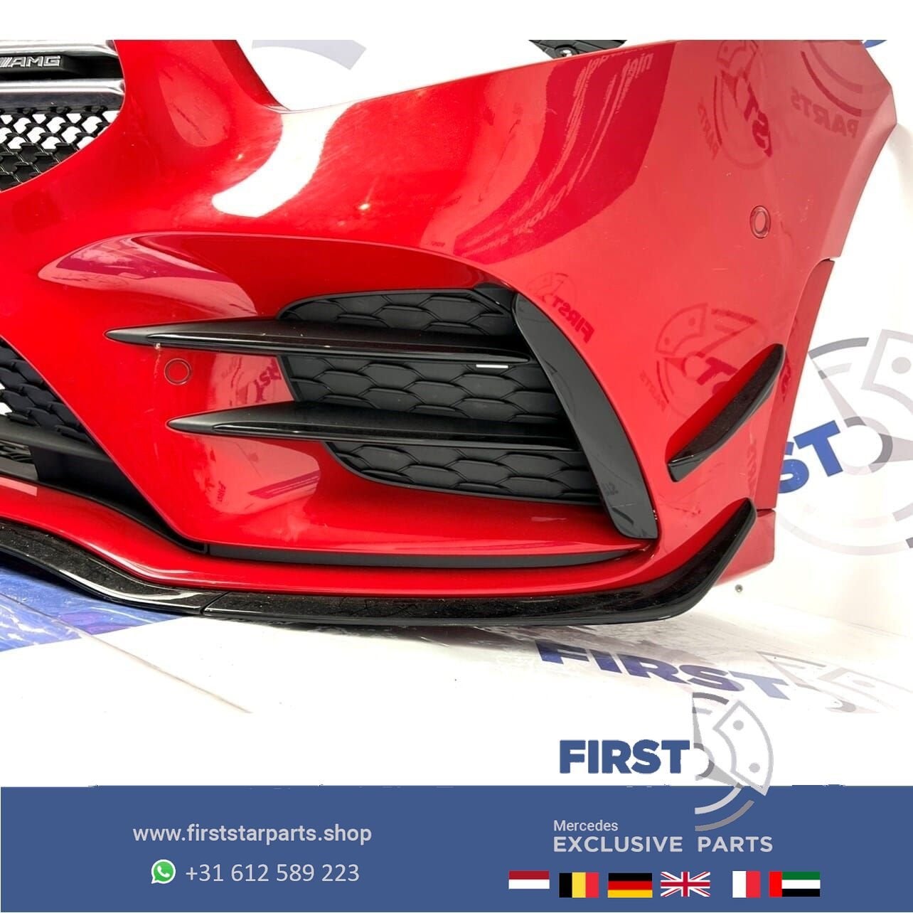 W177 A35 AMG Voorbumper AERO NIGHT PAKKET Mercedes A Klasse, Gebruikt, -, Voor, Ophalen of Verzenden
