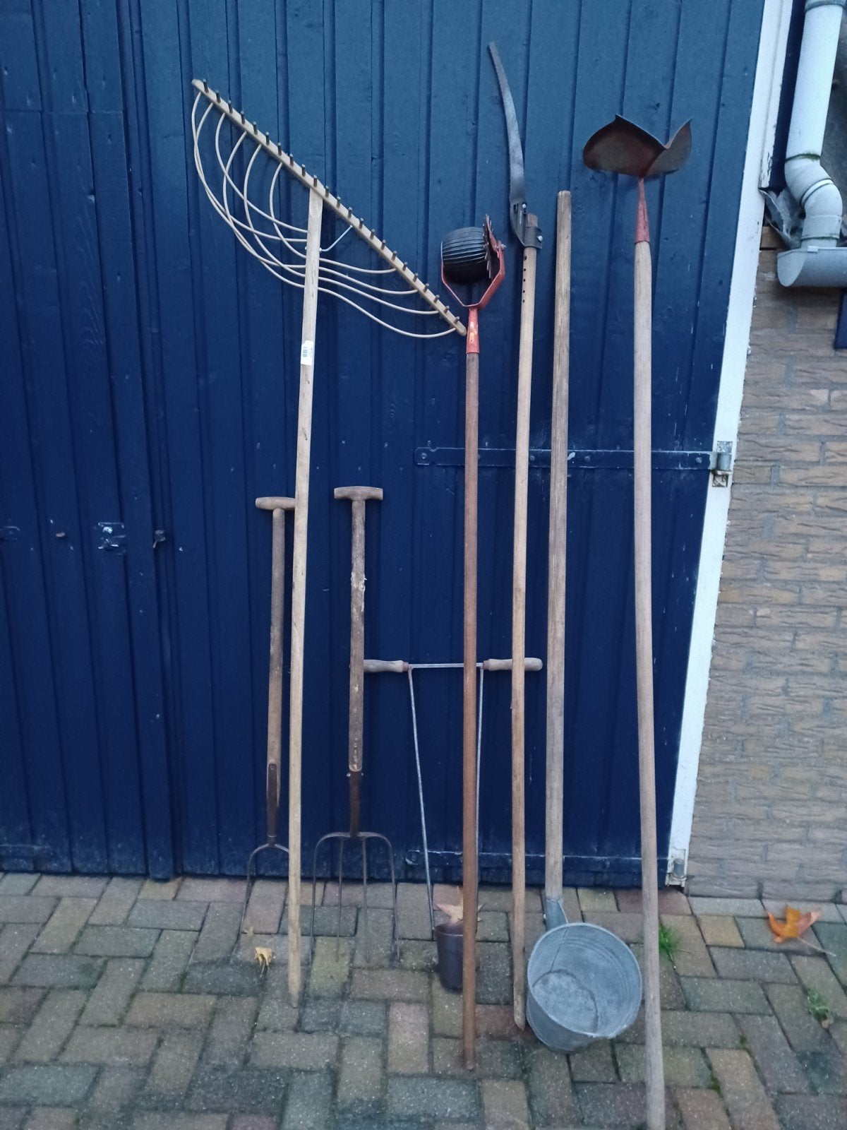 # gereedschap voor in de tuin #, Ophalen, Gebruikt