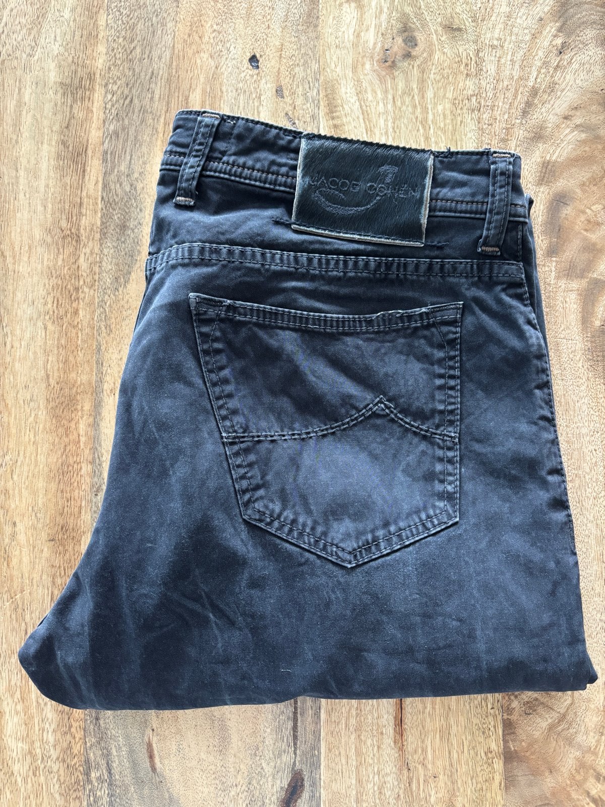 Jacob Cohen Zwarte Jeans Model 688 Maat 36, Ophalen of Verzenden, Gedragen, Zwart, W36 - W38 (confectie 52/54)
