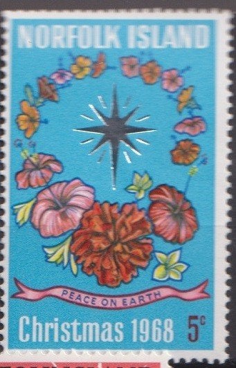 Norfolk Island 1968 Kerstmis, Verzenden, Postfris, Overige thema's