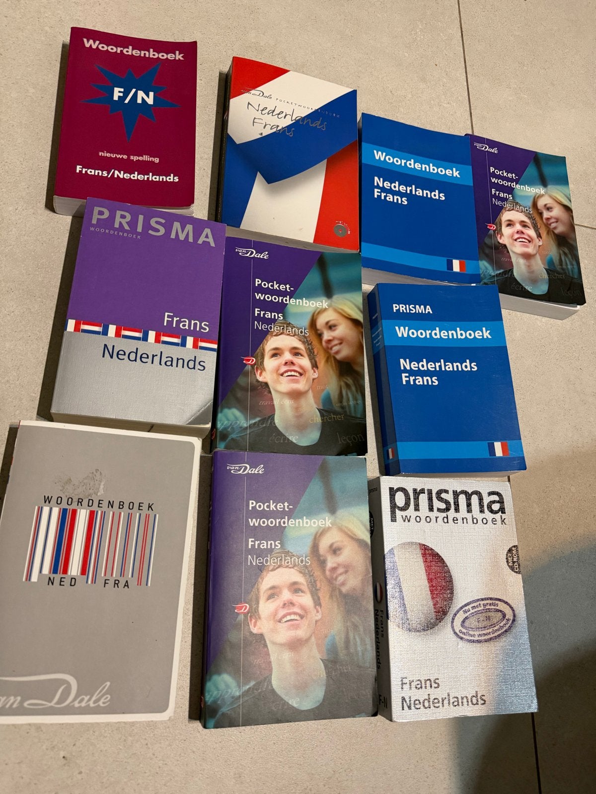 Diverse Frans-Nederlands Woordenboeken - Van Dale, Prisma, Boeken, Woordenboeken, Ophalen of Verzenden, Gelezen, Van Dale, Nederlands