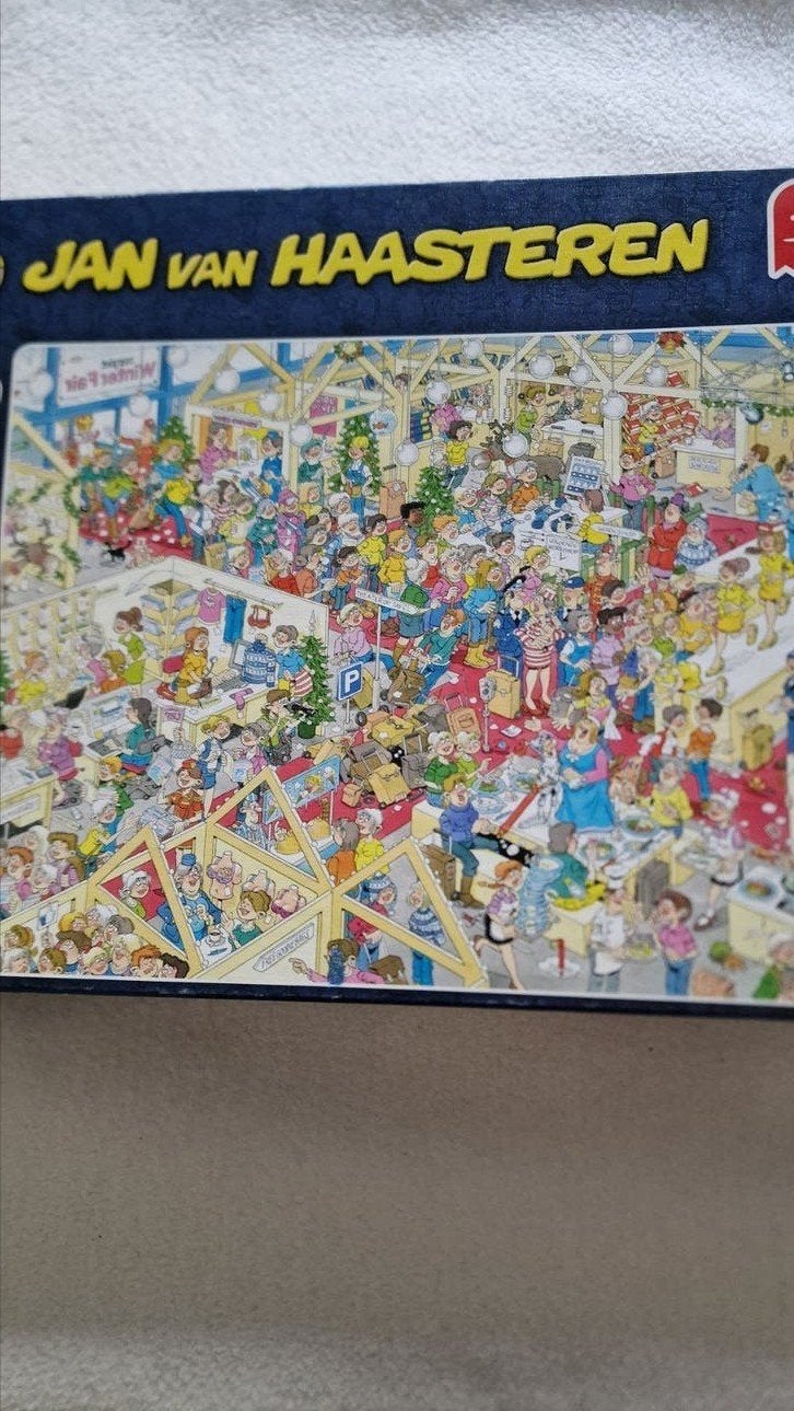 Jan van Haasteren  The winter fair, Ophalen, 500 t/m 1500 stukjes, Zo goed als nieuw, Legpuzzel