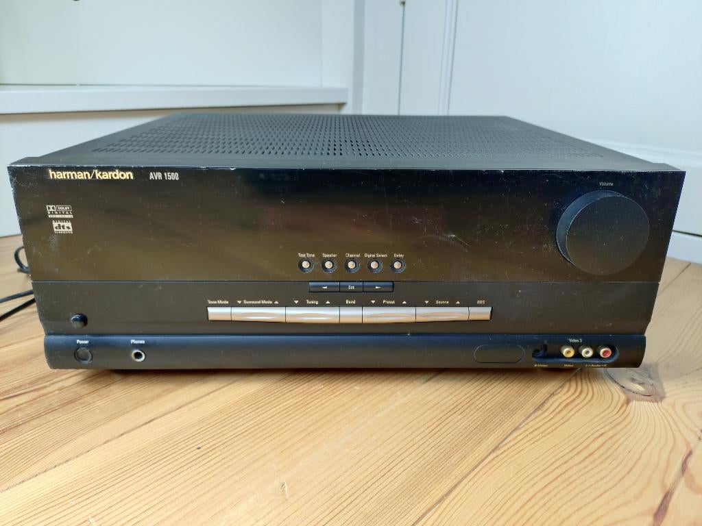 Harman Kardon AVR1500 met afstandbediening, Gebruikt, 60 tot 120 watt, Ophalen, Overige merken