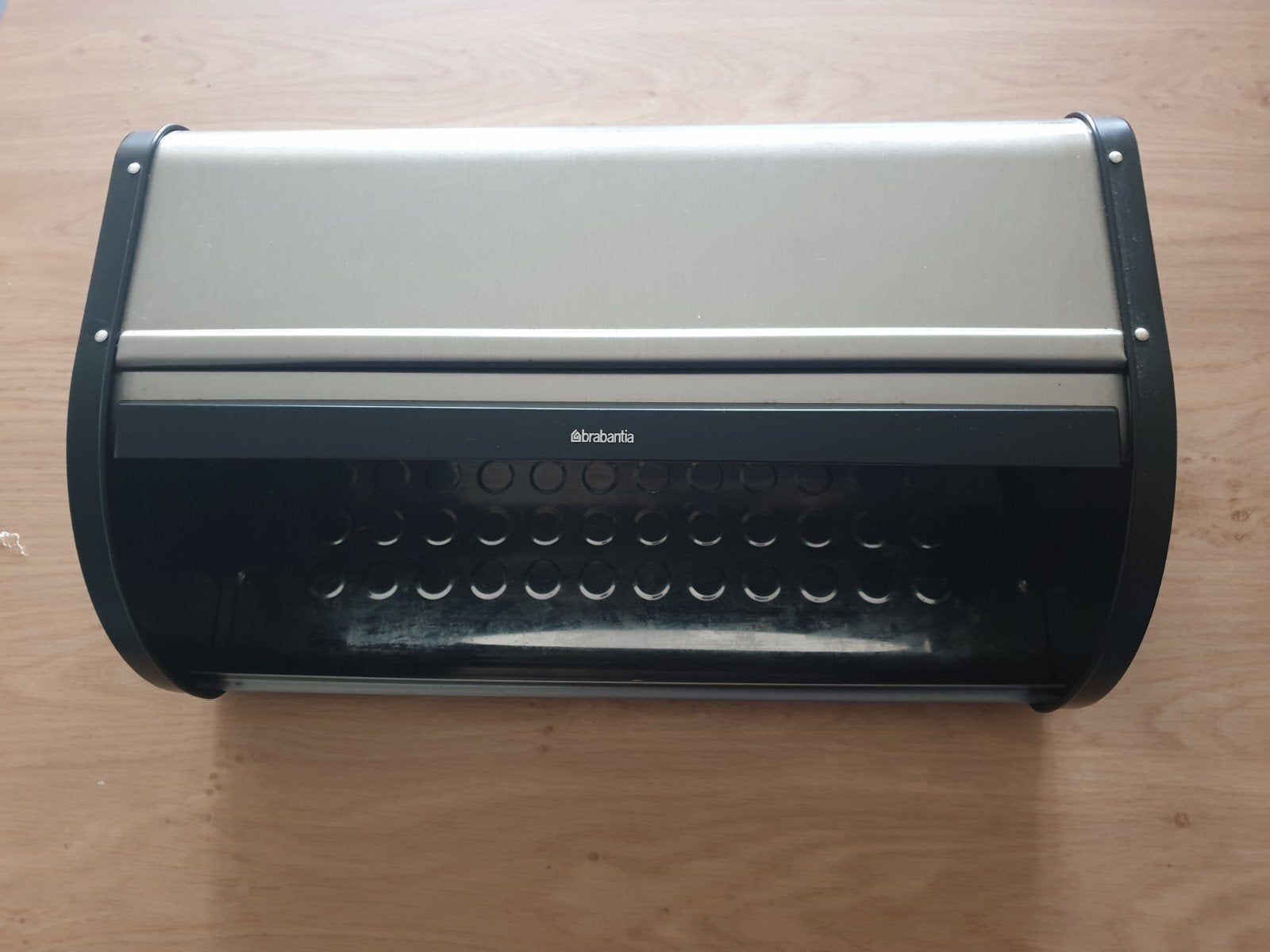 Brabantia Broodtrommel - Zo goed als nieuw, Ophalen, Zilver, Zo goed als nieuw, Metaal