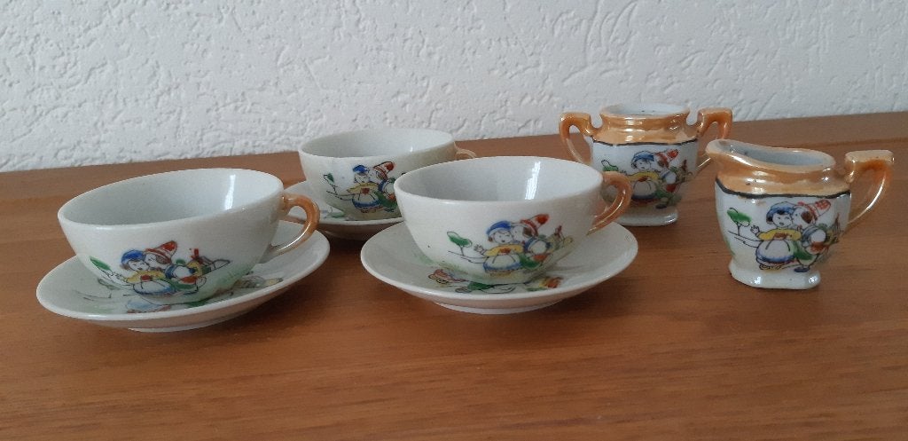 Kinder servies, Verzamelen, Ophalen, Gebruikt, Porselein, Compleet servies