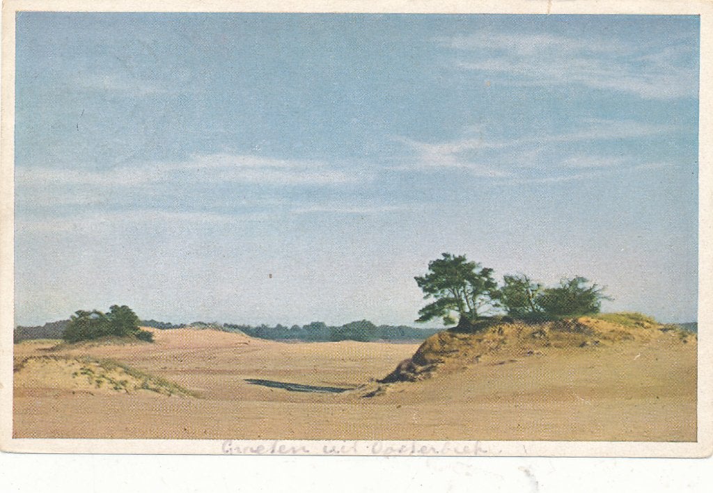 9851 Groeten uit Oosterbeek, Verzamelen, Ansichtkaarten | Nederland, Ophalen of Verzenden, 1940 tot 1960, Gelderland
