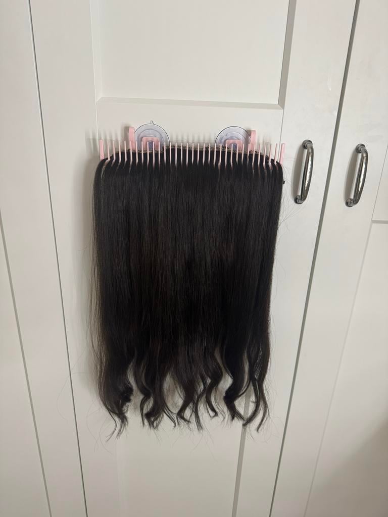 Bruine haar extensions, Verzenden, Gebruikt, Pruik of Haarverlenging