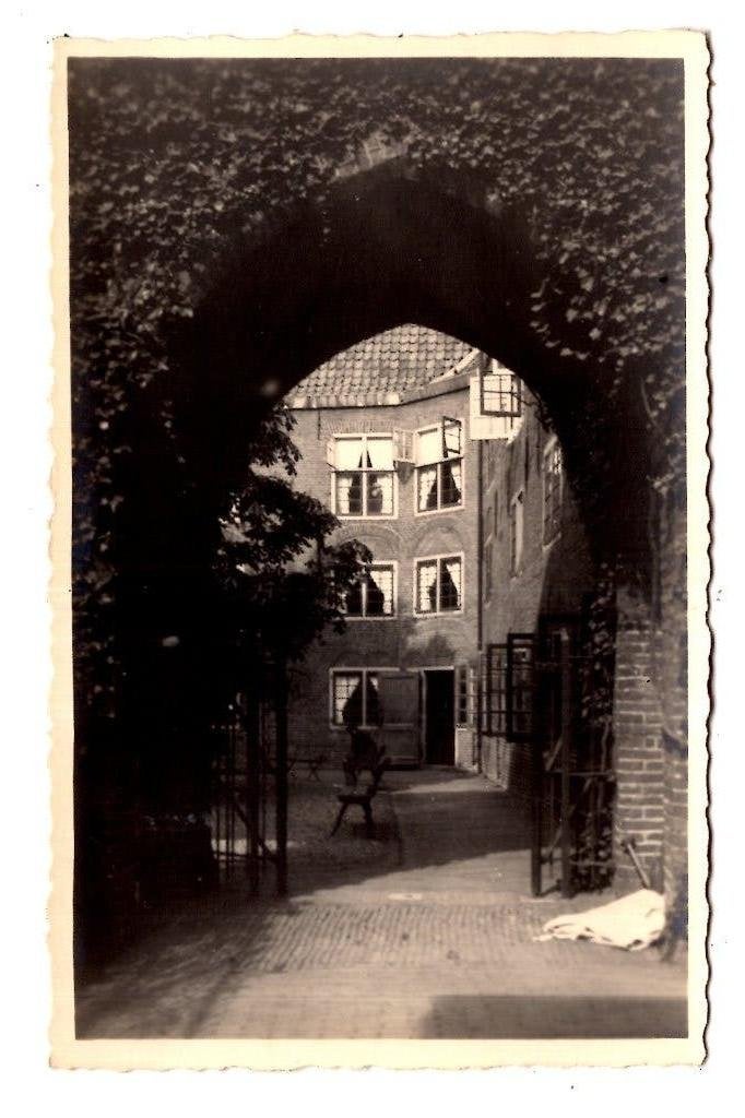 Utrecht Oudemannenhuis fotokaart, Verzenden, 1920 tot 1940, Ongelopen, Utrecht