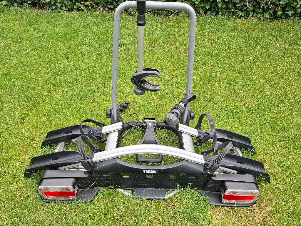 Thule EuroWay G2 921 fietsendrager -2 fietsen - kantelbaar, Ophalen, Gebruikt, 2 fietsen, Trekhaakdrager