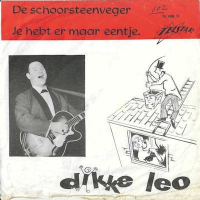 DIKKE LEO (Kuijpers)  1963  NEDERBIET !! D1415, Ophalen of Verzenden, Gebruikt, 7 inch, Pop