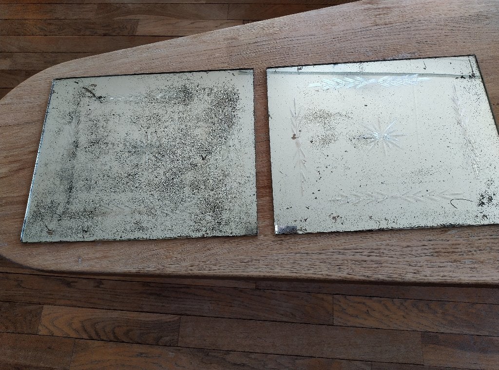 geslepen spiegels, Ophalen, Rechthoekig, Minder dan 50 cm