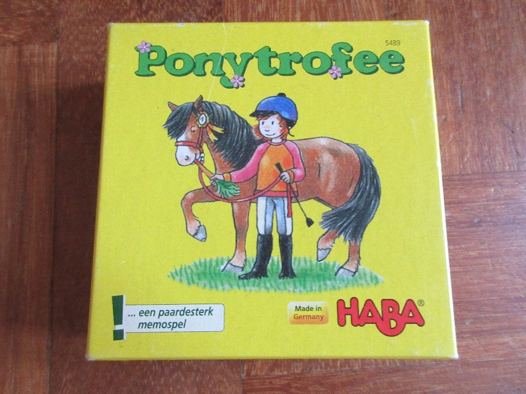 Haba : Ponytrofee, Ophalen of Verzenden, Gebruikt, Puzzelen
