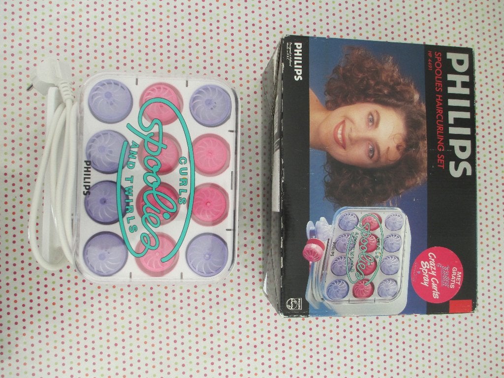 Philips HP4491 Krulset Hair Curlers Spoolies, Compleet, Sieraden, Tassen en Uiterlijk, Uiterlijk | Haarverzorging, Ophalen of Verzenden