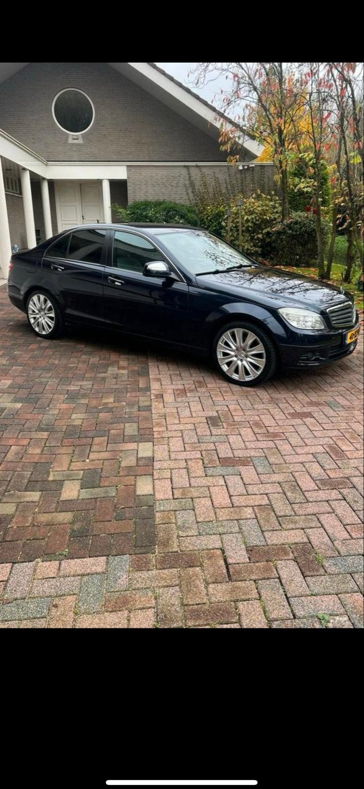 Mercedes C180 Kompressor AUTOMAAT - RUIL SUV mogelijk, Auto's, Achterwielaandrijving, 1800 kg, Blauw, 1796 cc