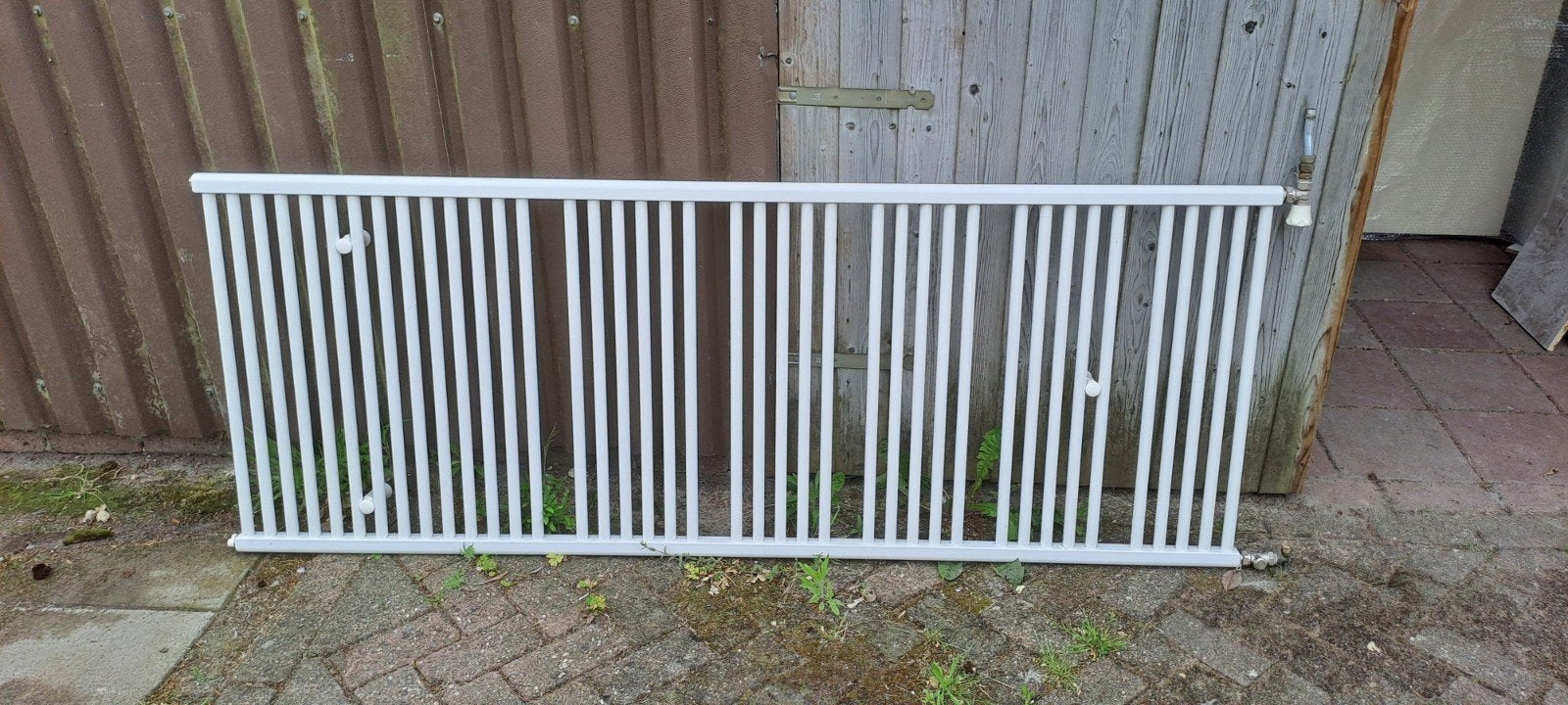 Witte design radiator,, Ophalen, Gebruikt, Radiator, Minder dan 60 cm