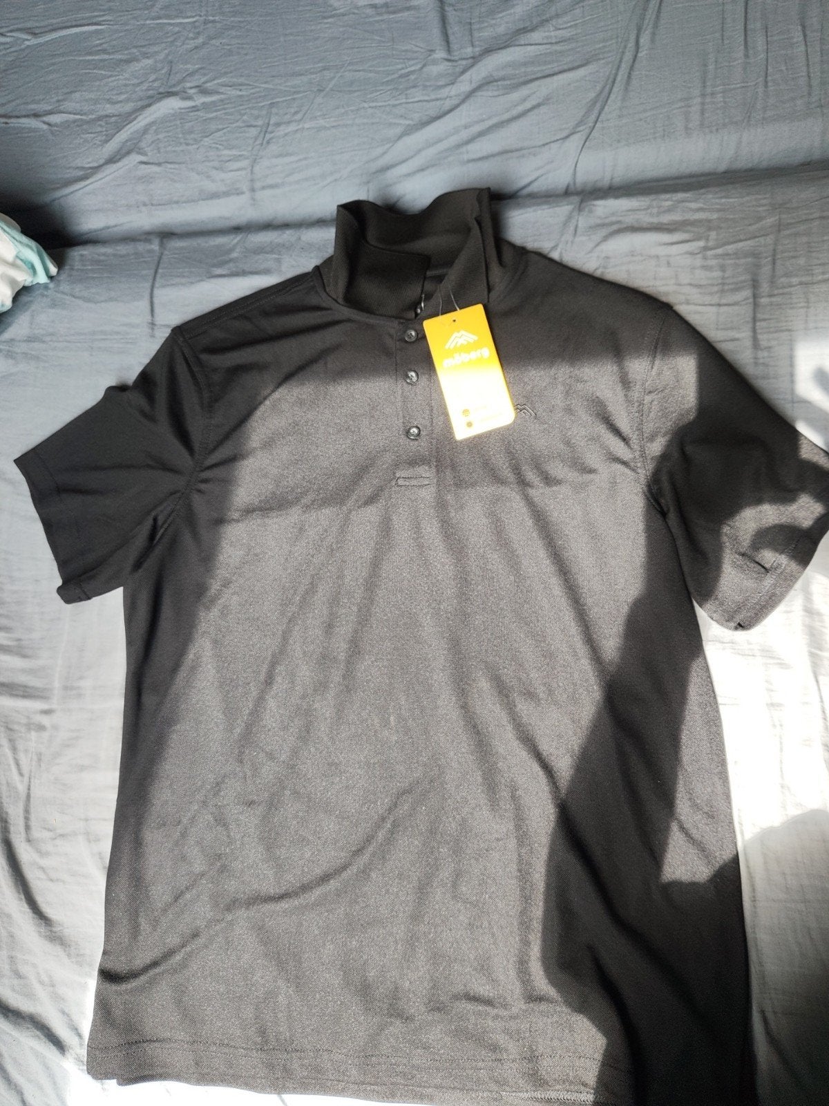 Möberg Zwart Polo Shirt Maat L - Nieuw met kaartjes, Kleding | Heren, Zwart, Nieuw, Ophalen of Verzenden, Möberg