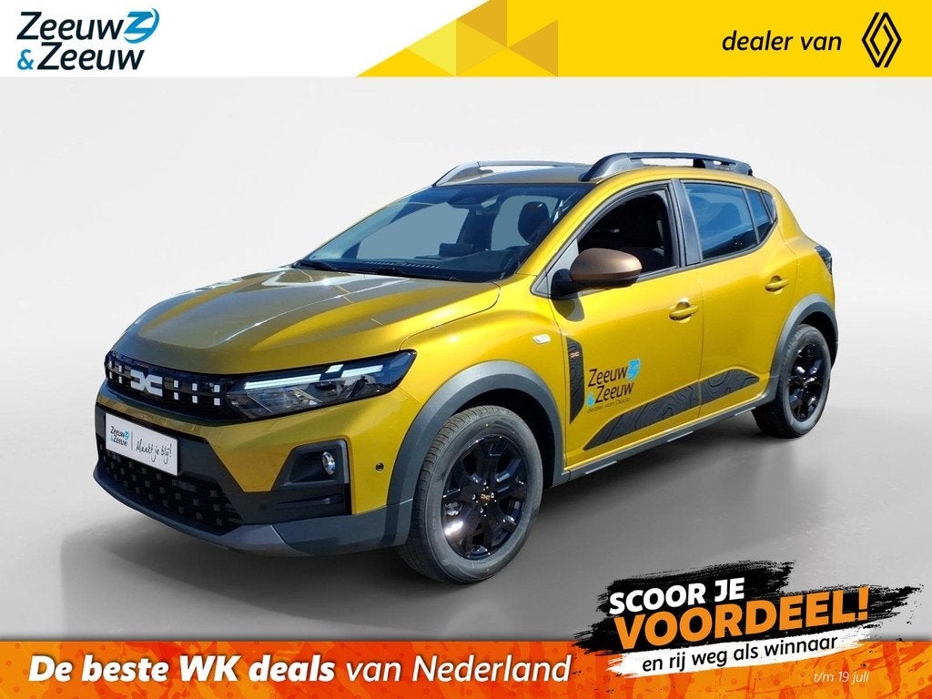 Dacia Sandero Stepway 1.0 TCe 110 limited edition Airco | Na, Auto's, Dacia, Bedrijf, Te koop, Sandero Stepway, 360° camera, ABS