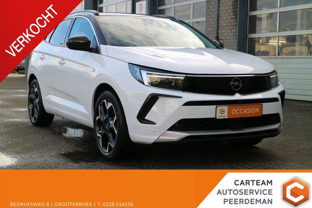 Opel Grandland 1.6 Turbo Plug-In Hybrid GS *VERKOCHT*, Auto's, Opel, 4 cilinders, Wit, Bedrijf, Hybride Elektrisch/Benzine