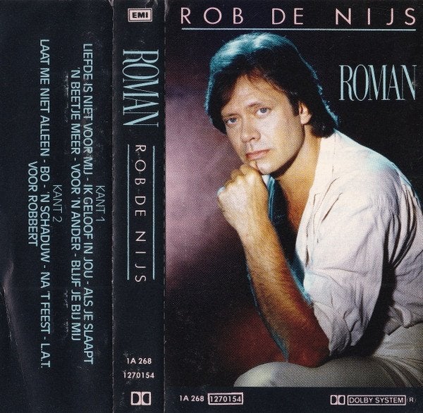 Rob de Nijs – Roman  Originele Cassette Nieuw in Folie., Cd's en Dvd's, Ophalen of Verzenden, Nieuw in verpakking, Pop, 1 bandje