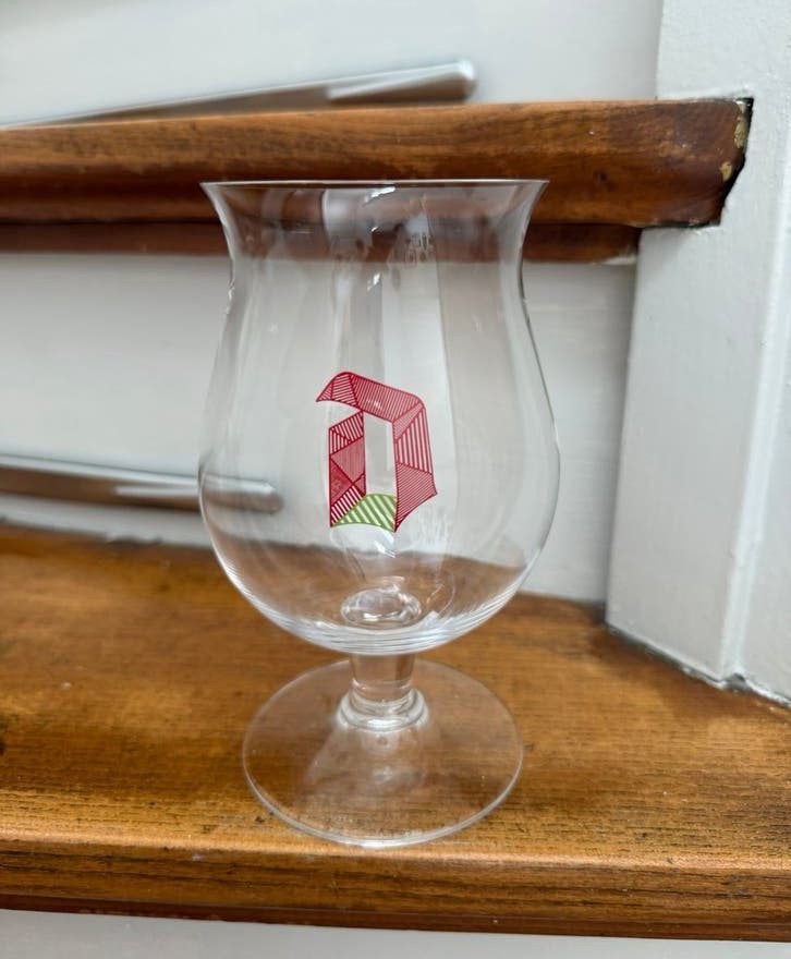 Duvel bierglas Spiegelau 2015, Ophalen of Verzenden, Zo goed als nieuw, Glas of Glazen, Duvel