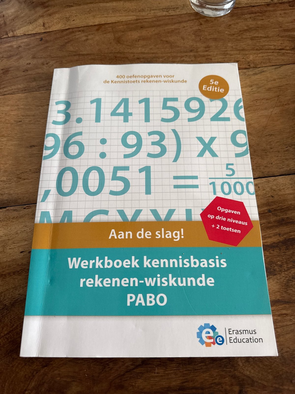Werkboek kennisbasis rekenen-wiskunde PABO 5e editie, Ophalen of Verzenden, Beta, Zo goed als nieuw, HBO