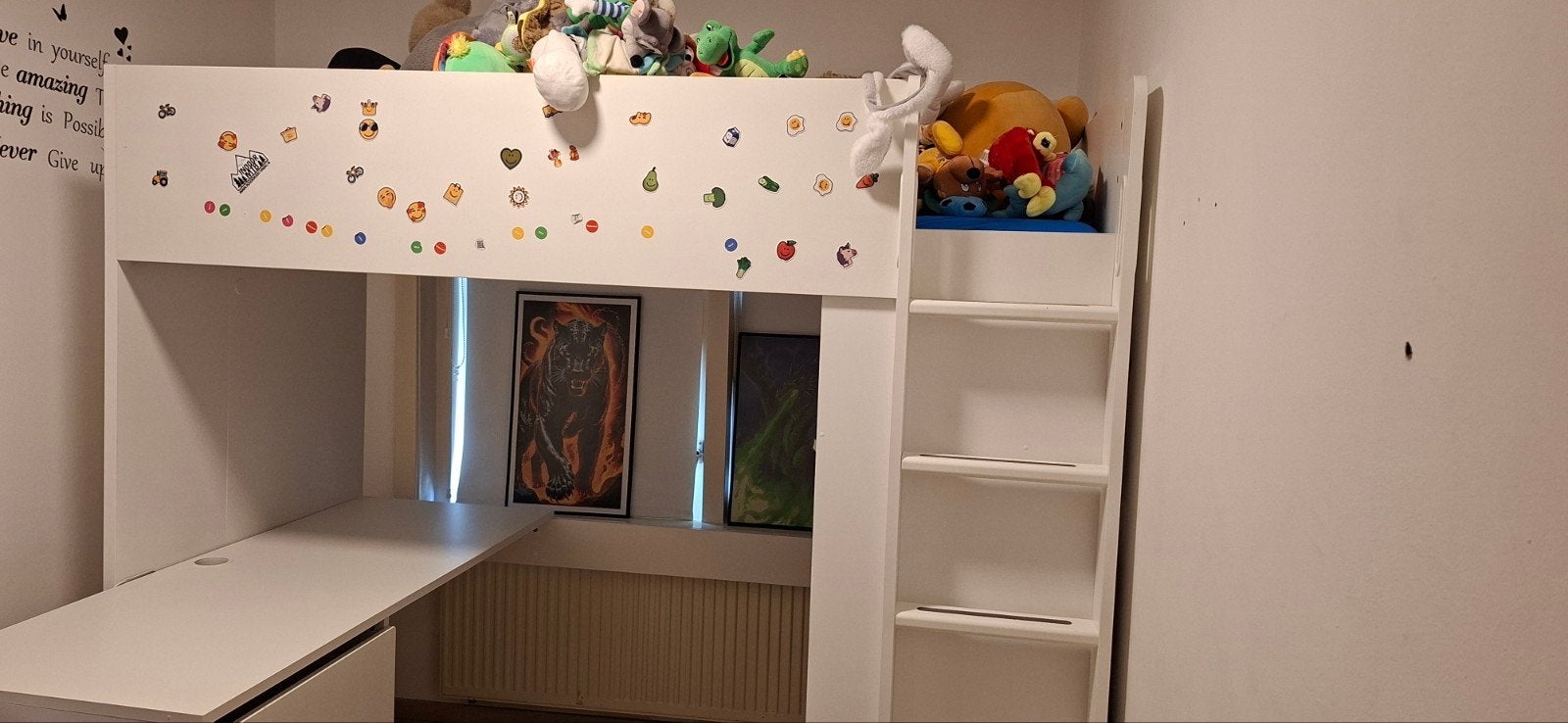 hoogslaper, Ophalen, Gebruikt, 90 cm, Eenpersoons