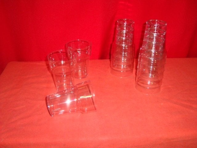 Nieuw: Dutch Cups Latin hard kunststof drinkbeker, Ophalen, Glas of Glazen, Kunststof, MTE