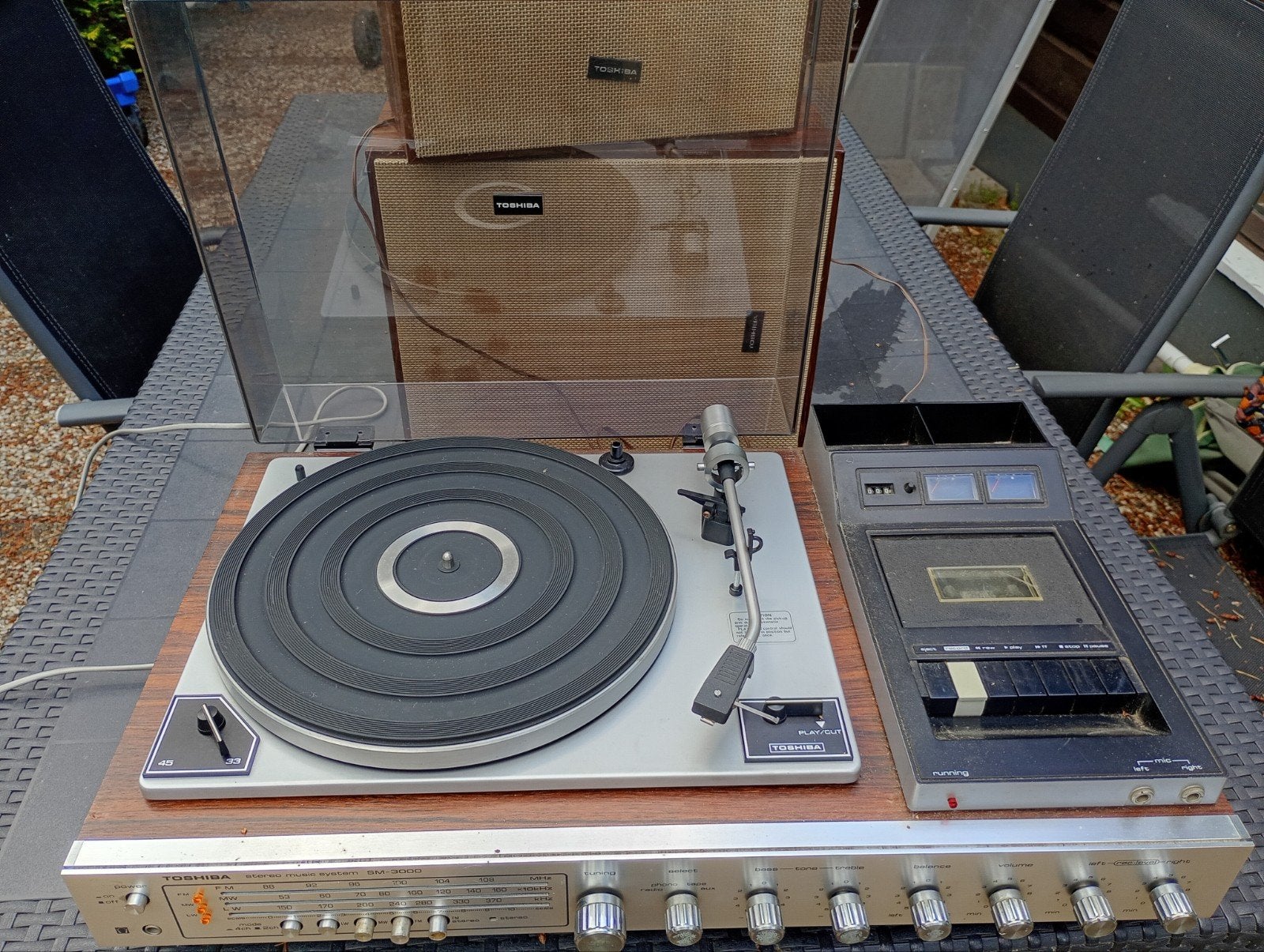 Toshiba. Platen speler en boxen, Ophalen, Overige merken