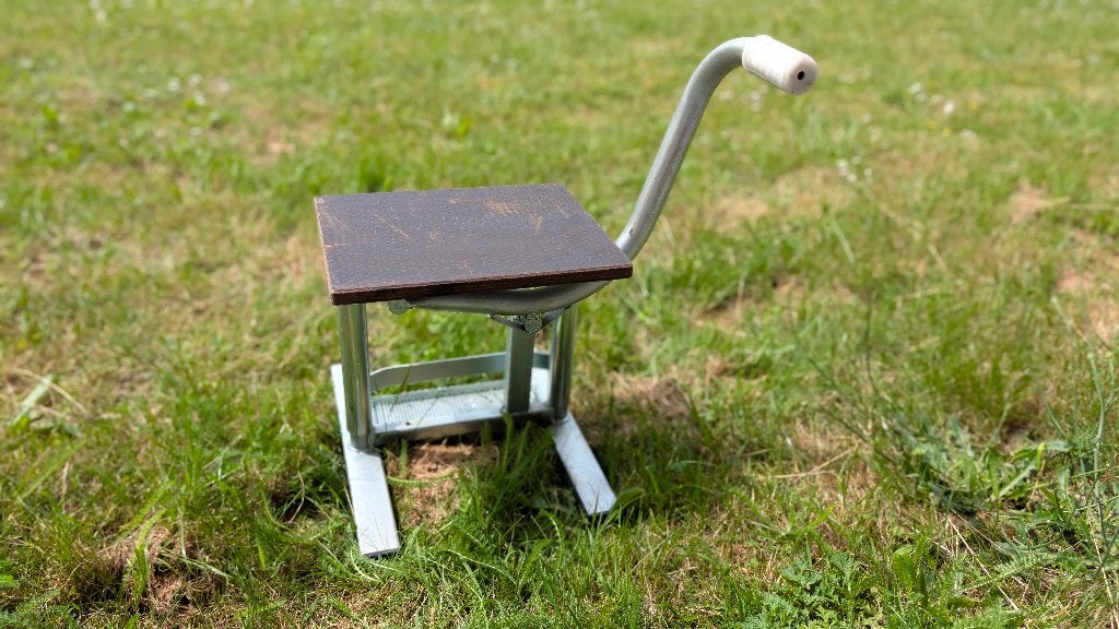 crossmotor stand lift, Ophalen