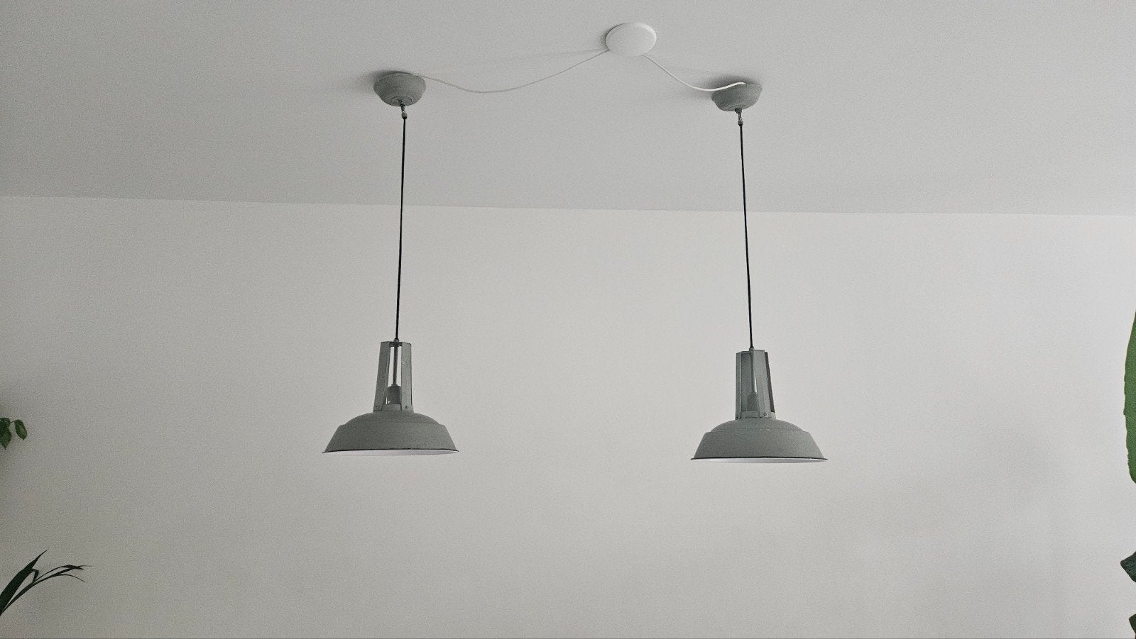 2 HK Living lookalike hanglampen - 38cm doorsnee, Ophalen, Gebruikt, E27 (groot), Metaal