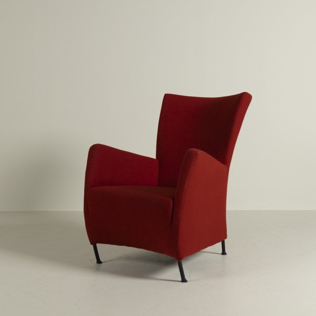 Montis Windy Fauteuil Rood Stof - Zwart, Niet ingevuld, Zo goed als nieuw, Niet ingevuld, Niet ingevuld