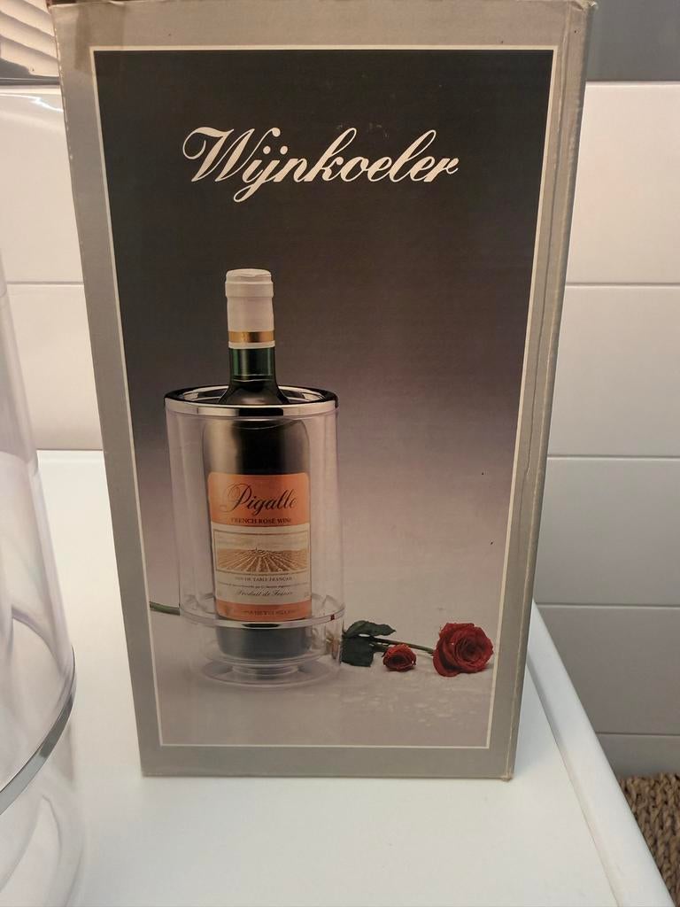 Ongebruikte dubbelwandige wijnkoeler - Alleen ophalen, Ophalen, Flessenkoeler, Kunststof, Nieuw