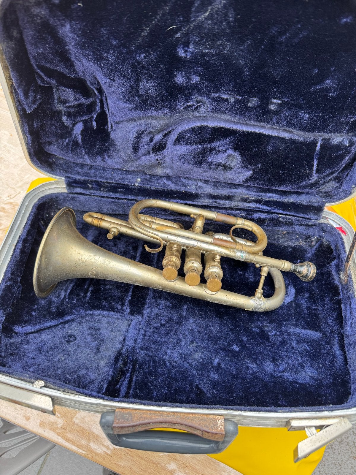 oude Köhler-trompet/cornet uit Londen., Ophalen of Verzenden