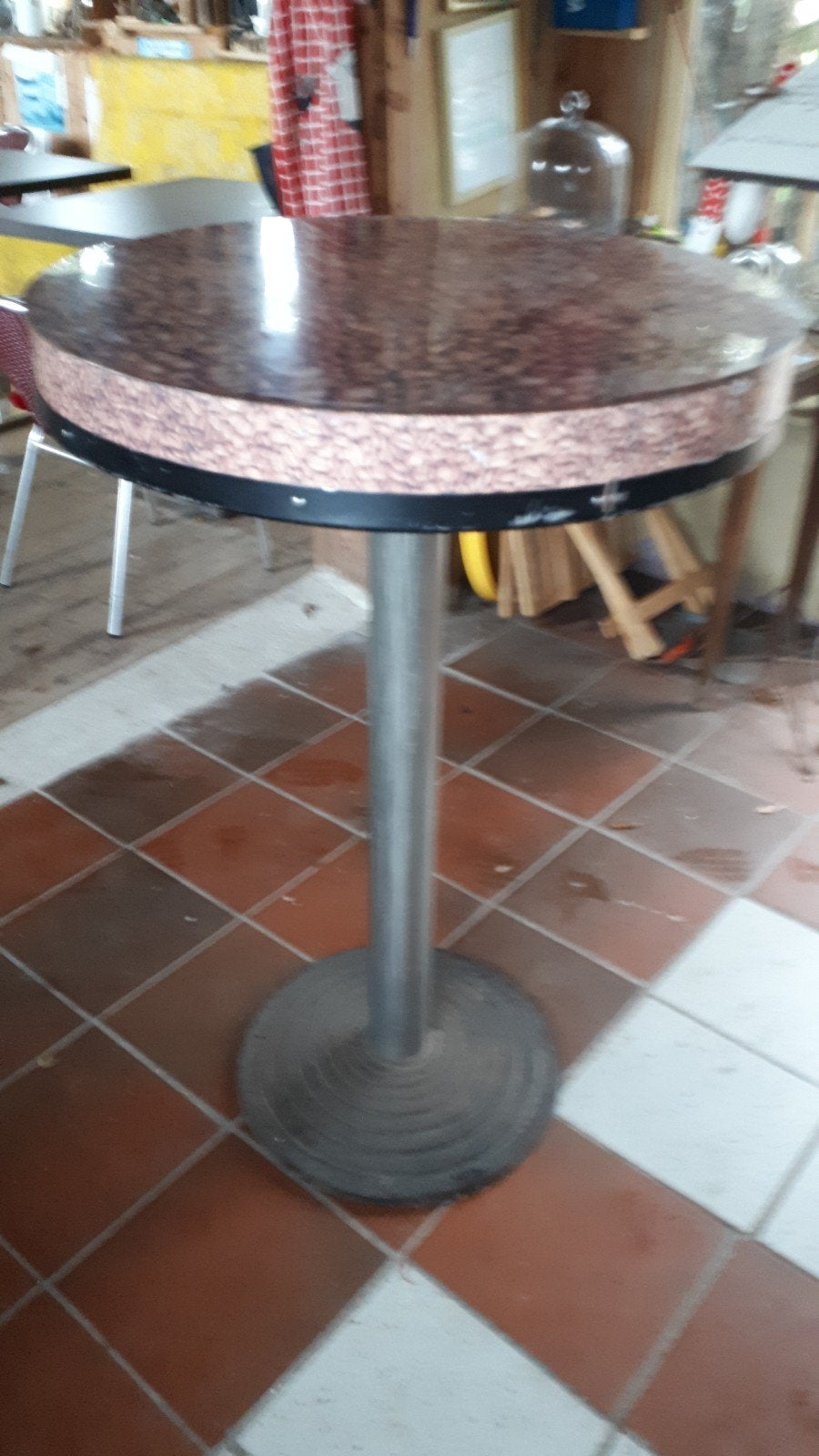 Hangtafel, Ophalen