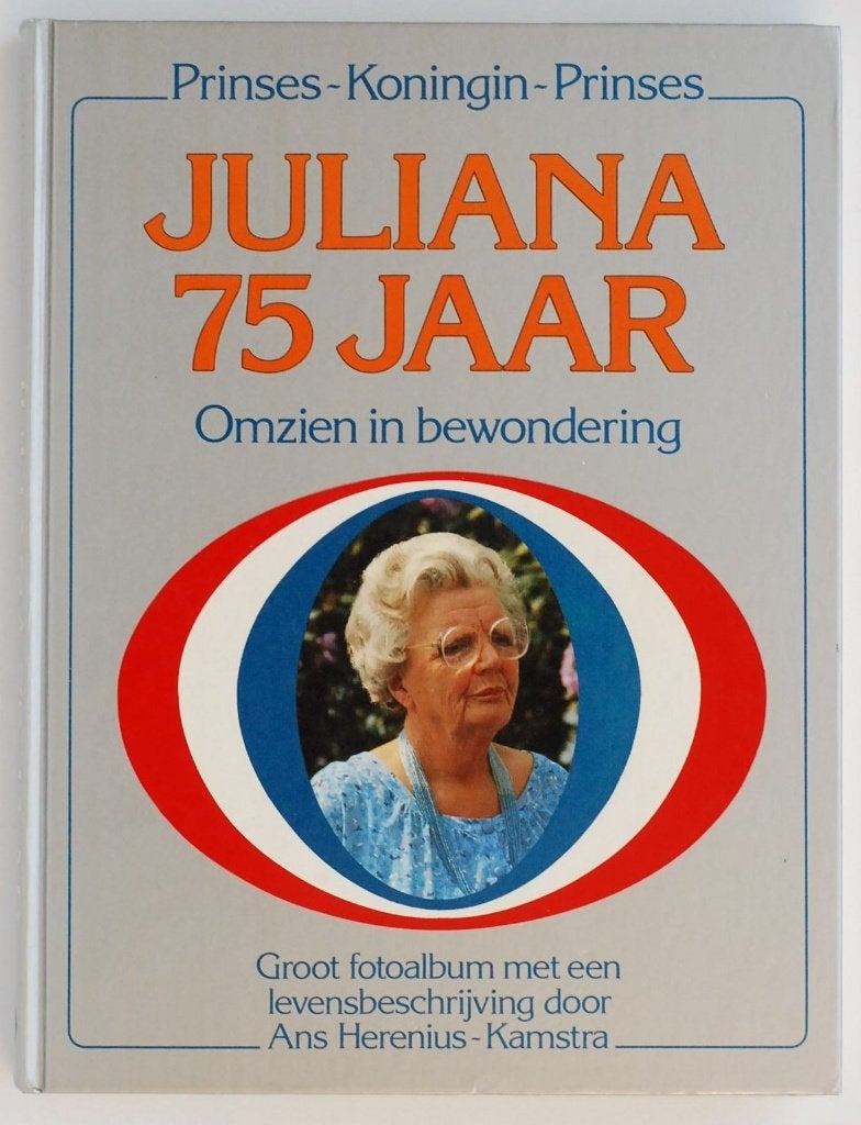 Boek Juliana 75 Jaar: Fotoalbum met een levensbeschrijving, Onbekend, Zo goed als nieuw, Onbekend, Nederland